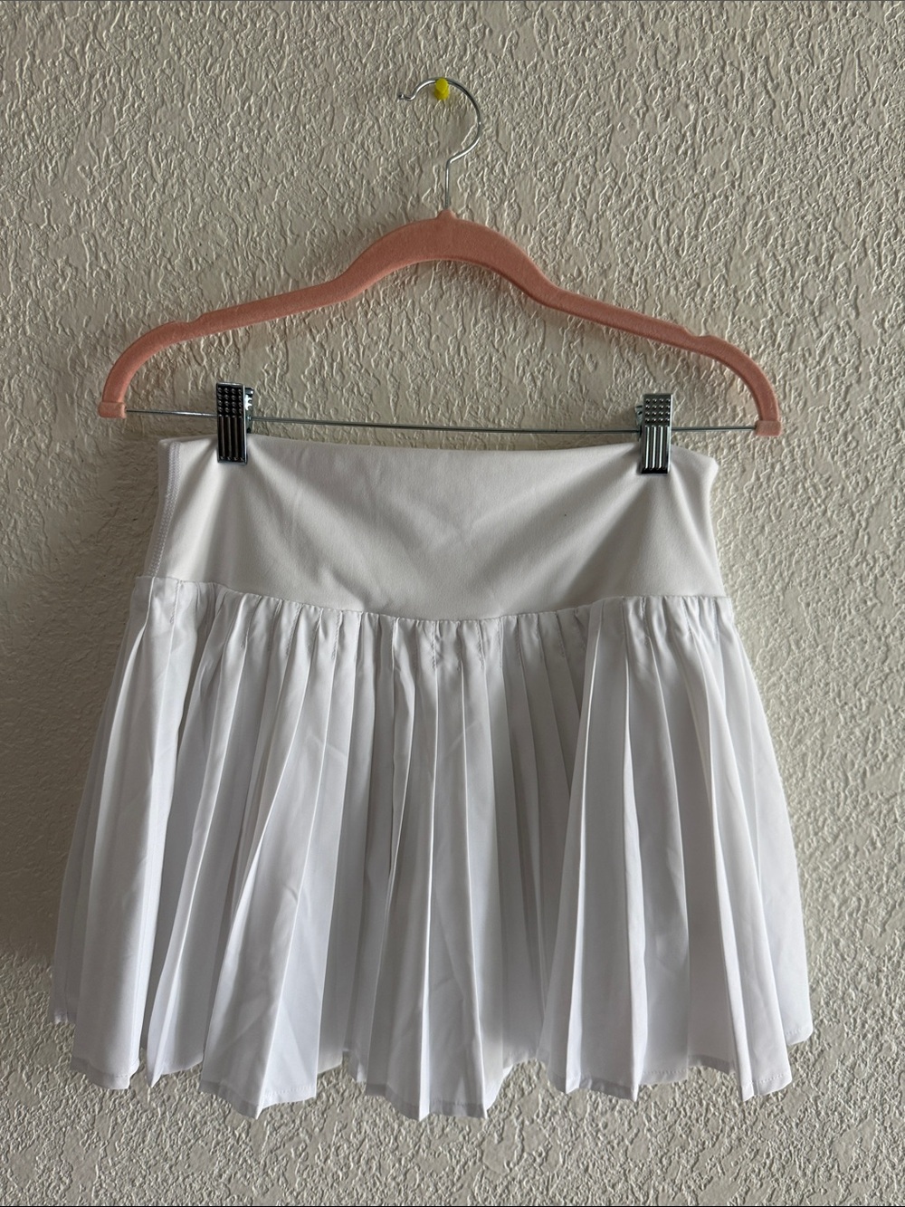 all in motion White Pleated Skater Skirt